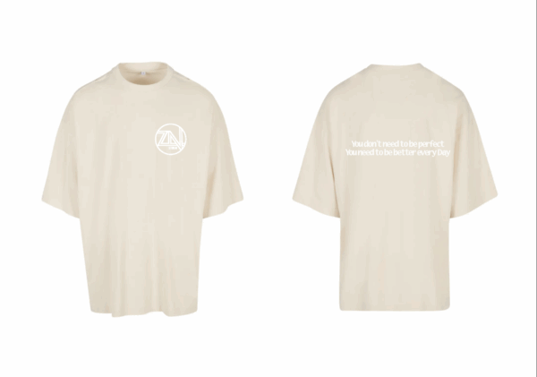 t-shirt beige “better”