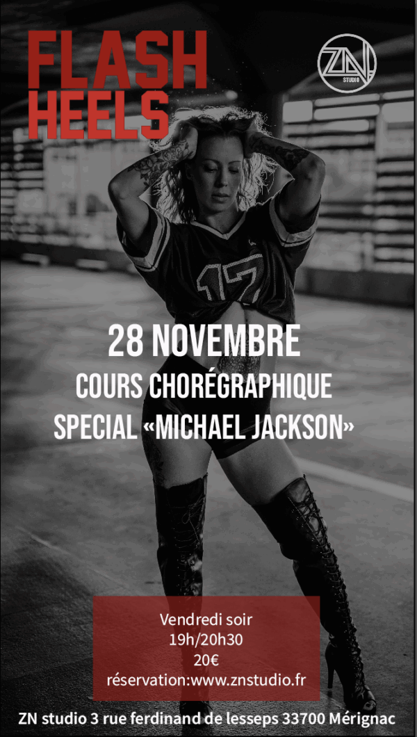 Flash heels 28 novembre Michael Jackson