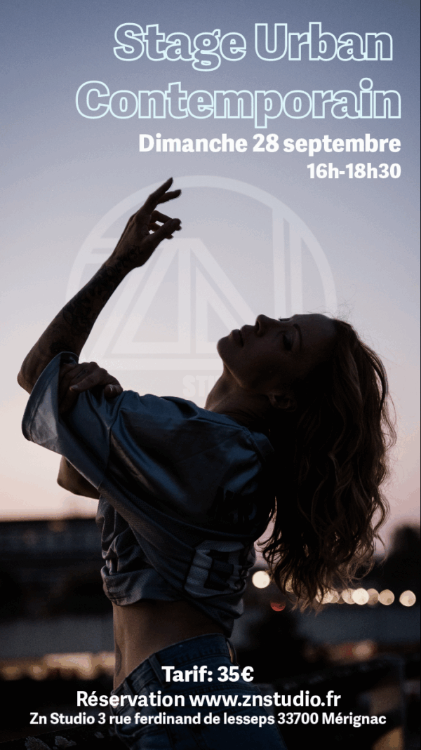 Stage Urban Contemporain Dim 28 sept